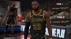 Later kobe bryant helped design the black mamba uniforms in collaboration with nike. Nlsc Forum Downloads Lakers Black Mamba City Edition Jersey 18 Pinoy21
