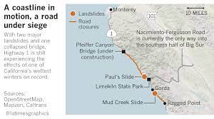More Than 1 Million Tons Of Rock And Dirt Have To Be Moved Off Highway 1 But How Big Sur Highway 1 Big Sur Big Sur Coastline