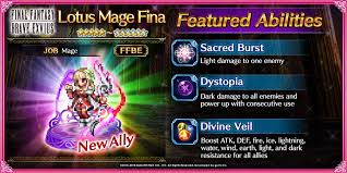 I Am Fina I Will Do My Best Final Fantasy Brave Exvius Facebook