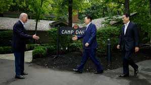 Camp David Summit: The U.S., Japan and South Korea Form Security Pact - The  New York Times