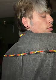 Beaded jean jacket for a SNRK concert so happy woth how this turned out wow  #beadedjeanjacket #wildojibwaycreation #nativetiktok #beadedfashion #fyp  #nativetiktok