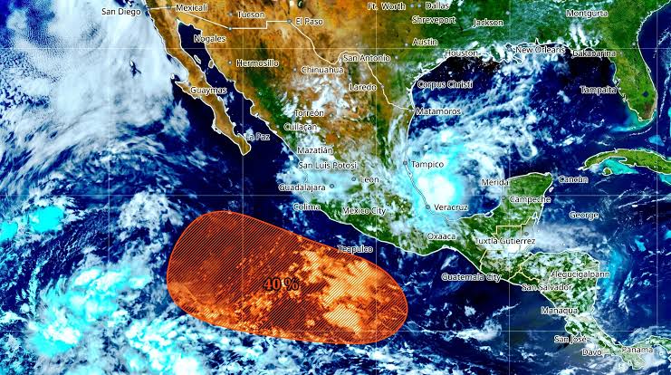 Elida nace en el Pacifico y activa vigilancia sobre la costa mexicana