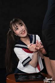 Ria Kurumi receives many cumshots on her face