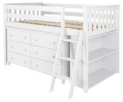 There are 191 low loft bed for sale on etsy, and they cost 671,67 $ on average. Chelsea Twin Low Loft Bed With Storage Transitional Kids Beds By Totally Kids Fun Furniture Toys Houzz