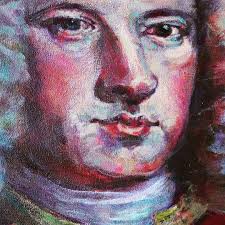 Lt-General Sir John Cope, commander of the Government forces at  Prestonpans, by Kate Hunter (2011). #prestonpans1745 #jacobites #redcoats  #eastlothianbattles