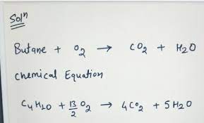 Answered Butane C4h10 Burns With Oxygen To Bartleby
