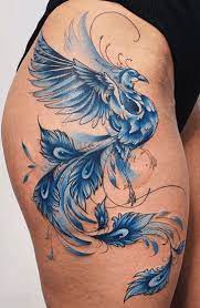Black celtic phoenix bird tattoo on lower back. Phoenix Tattoos Main Themes Tattoo Styles Ideas