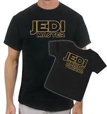 Matching Jedi Master Father Son T Shirt Etsy Father Son Shirts Father Son Matching Shirts Baby Tshirts