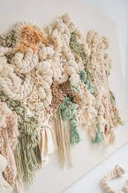 Fiber Art Living Fibers Hand Embroidery Art Weaving Art Textile Fiber Art