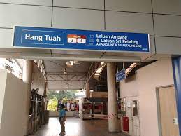Hang tuah station is an interchange station in the pudu district of kuala lumpur, malaysia, between the ampang and sri petaling lines (formerly known as star) and the kl monorail. New Hang Tuah Station Changing Line Is So Easy
