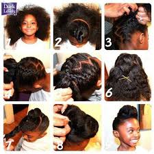 Slick hair at the crown of your head down with gel. African American Kids Hair Care Guide Hair Types Styling Ideas And More We Got Kidz Kids Hairstyles Hair Styles Natural Hair Styles