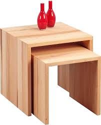 Macht auch als stehtisch einen guten eindruck. Hometrends4you 576117 2 Satztisch 45 X 45 X 45 Cm Kernbuche Massiv Geolt Wohnzimmer Ideen Landhaus Wandgestaltung Dek Satztische Couchtisch Kernbuche Tisch