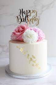 50th birthday gifts for mom. Zitronen Und Holunderbluten Geburtstagstorte Geburtstagstorte Holunderbluten Holunderbl Birthday Cake With Flowers Fresh Flower Cake 70th Birthday Cake