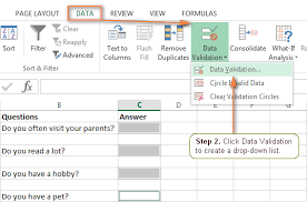 Excel Drop Down List How To Create Edit And Remove Data Validation Lists