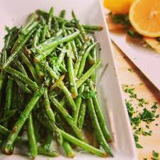 Lemony Green Beans Recipe Green Beans Food Network Recipes Green Bean Recipes
