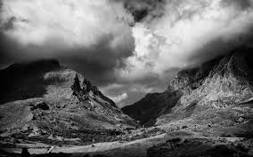 wallpaper landscape mountains hill rock nature sky snow clouds cloud beautiful darkness black and white monochrome photography mountainous landforms landform geographical feature mountain range 1920x1200 coolwallpapers 595849 hd wallpaper landscape mountains hill