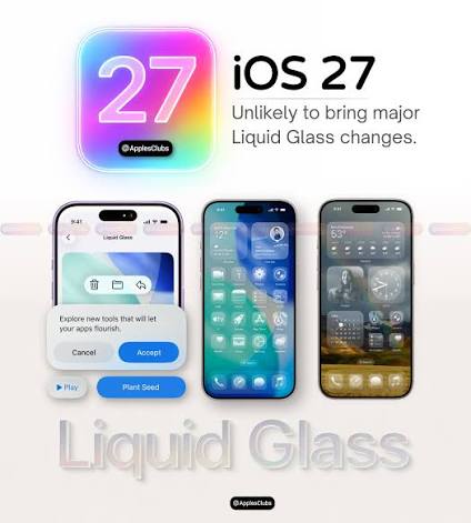 iOS 27 Liquid Glass