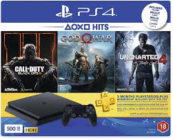 Sony playstation 4 slim 500gb siyah. Sony Playstation 4 Slim 500gb Console Black With 3 Month Psn Subscription And 3 Games Call