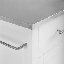 Check spelling or type a new query. Crosley Savannah Stainless Steel Top Kitchen Island Cart In White Cf3029ss Wh