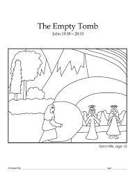 Your header sidebar area is currently empty. Kids Color Me Bible Chapter 51 The Empty Tomb Kids Talk About God
