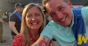 Big night at the @stpaulsaints game for all of us 🦾🦿gathering to  represent @wiggleyourtoesorg