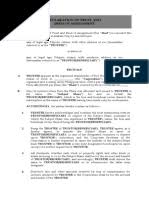 A doa is also a document that you'll need to provide if you're applying for a home loan in malaysia. Trust Deed For Shares Trust Law Trustee