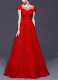 Tianshikeer hochzeitskleid rose hochzeitskleid weiß rot hochzeitskleier herzausschnitt a linie. Rotes Brautkleid Mit Spitze Und Armeln Von Lafanta Braut Und Abendmode