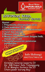 Semua bisa sobat pilih sesuai dengan kemampuan sobat yaitu ijazah, pengalaman kerja, serta. Lowongan Kerja Tulungagung Posts Facebook