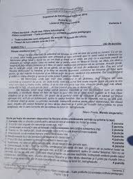 Subiecte romana real bac 2016. Bacalaureat 2016 Olimpici Subiectele È™i Baremul De Corectare De La Limba RomanÄƒ Bac Special 2016 B365
