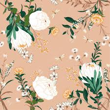 Beautiful floral seamless pattern large pink and purple. Vintage Vector White Floral Pattern In The Many Kind Of Flowers Royalty Free Cliparts Vectors And Stock Illustration Image 102170301
