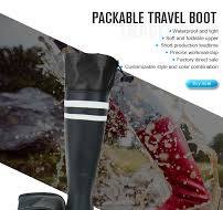 Foldable Rain Boots - Waterproof, Lightweight, and Stylish