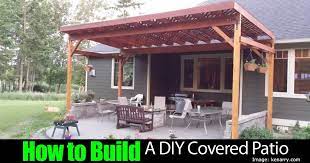 How To Build A Relaxing Diy Covered Patio Diy Patio Cover Diy Patio Patio