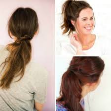 Then curl the ends and pin the ringlets of the lower half of the hair up without any particular pattern. Quick And Easy Ponytail Hairstyles For Busy Moms Ponytail Hairstyles