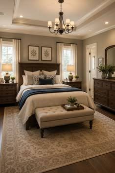 21 Bedroom Ideas in 2026 | master bedrooms dark furniture, master bedrooms decor sleigh bed, master bedrooms decor dark wood furniture