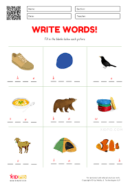 Learn how to write a great thank you letter. Write 4 Letter Words Worksheet For Grade 1 Kidpid