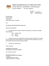 Memudahkan conjugation has never been easier! Surat Pemberitahuan Sesi Ukur Baju