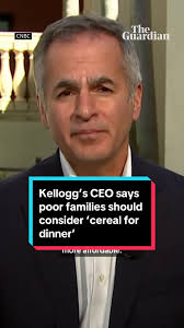 Kellogg’s CEO Suggests ‘Cereal for Dinner’ for Strained Families