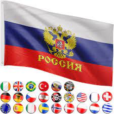 Die russische flagge ist eine vertikale trikolore und zeigt in der mitte das nationale countryflags.com bietet eine große auswahl an abbildungen der russische flagge. Flagmaster Fahne Russland Flagge Fahnenmast Kaufland De