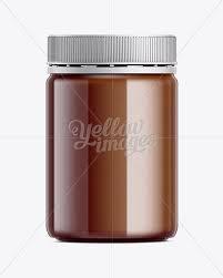 Chocolate Spread Mockup In Jar Mockups On Yellow Images Object Mockups