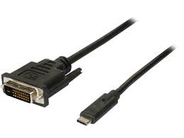 StarTech.com CDP2DVIMM1MB 3.3 ft / 1 m USB-C to DVI Cable - USB Type-C  Video Adapter Cable - 1920 x 1200 - Black (CDP2DVIMM1MB) - Newegg.com