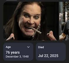 R.I.P. Ozzy Osbourne 🙏🕯️🖤😥