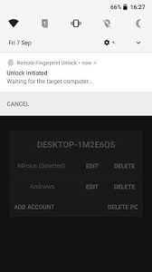 Next, tap on the account name that you want to be . Remote Fingerprint Unlock Apk Download For Android