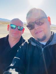 Early morning start today visiting Agents working a Staff Protection Detail  in the California desert!