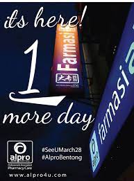 All rights goes to the original owners of the content shown in this video. Alpro Pharmacy Tomorrow Alpro Pharmacy Bentong Grand Facebook