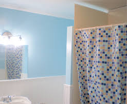 Main Bathroom Paint Job Finally Finished Paint Color Is Sherwin Williams Quench Blue Trim And Ceiling Boys Bedroom Paint Color Boys Bedroom Paint Room Colors