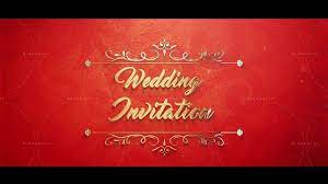 Make A Gorgeous And Professional Looking Wedding Invitation Video With This Templ Wedding Invitation Video Indian Wedding Invitations Hindu Wedding Invitations
