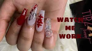 Watch Me Work Ballerina Chinese Symbol Nails Nail Art Acrylic Nails For Beginners Tipzbytweeet Youtube