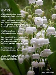 Bouquet de muguet gratuit avec text : Brins De Muguet