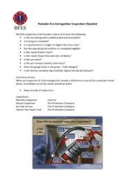 Safety inspection checklist points for fire extinguishers. Portable Fire Extinguisher Inspection Checklist Fire Extinguisher Monthly Inspection Pdf4pro