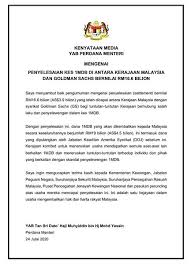 Goldman Sachs Agrees To Pay Malaysia Rm16 6 Billion As Settlement For 1mdb Case Dayakdaily